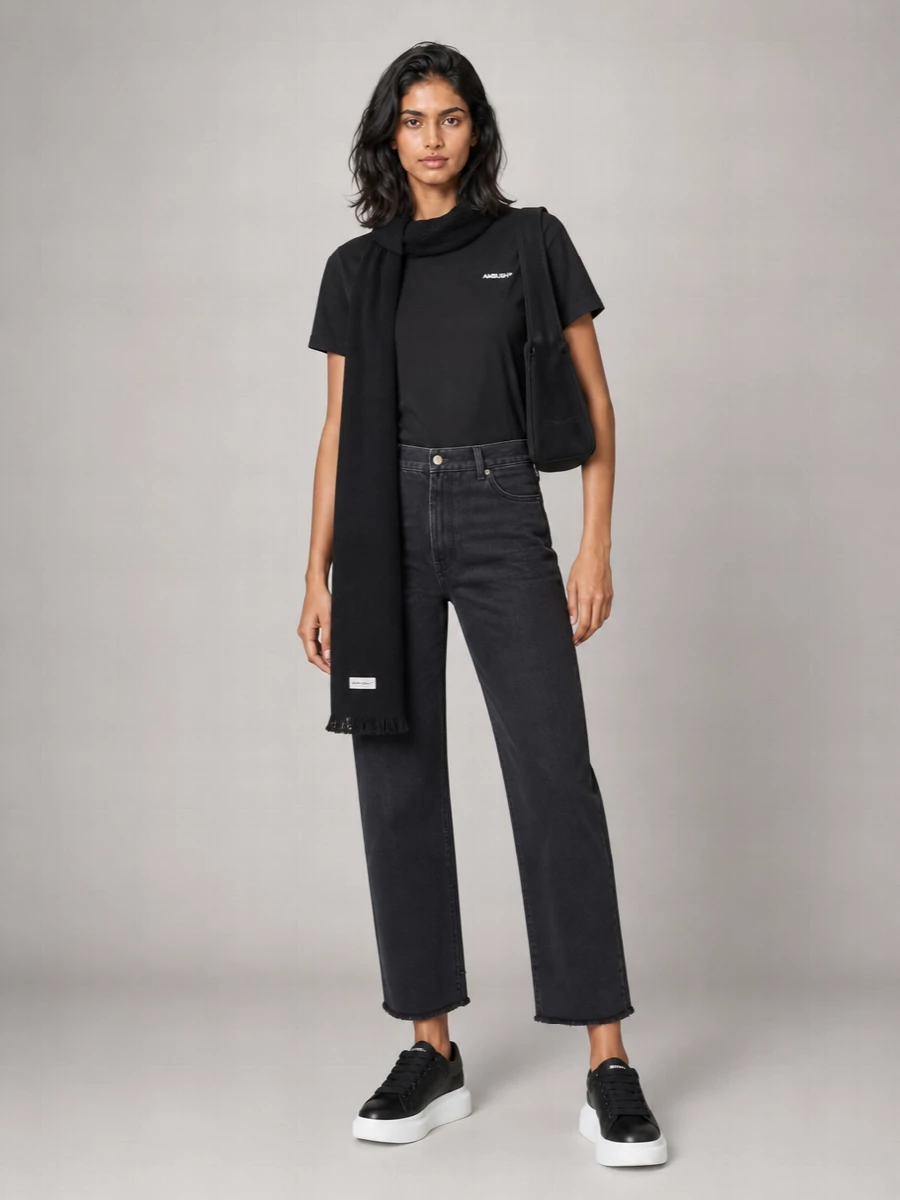 Ambush Cotton Ribbed Crew-Neck Loose-Fit T-Shirt Set