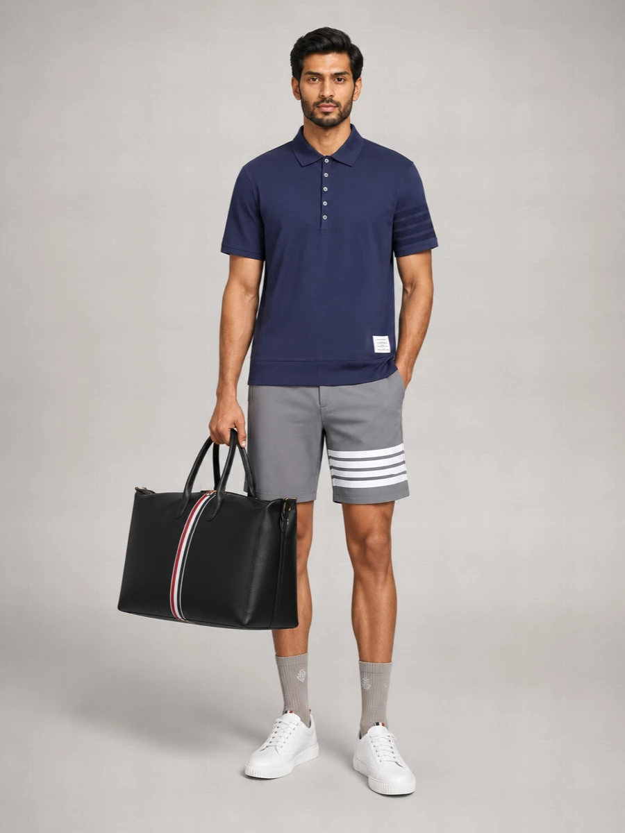 Thom Browne Cotton Polo Shirt