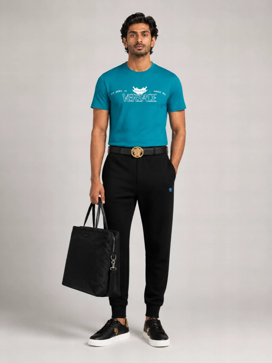Versace Cotton Logo T-Shirt