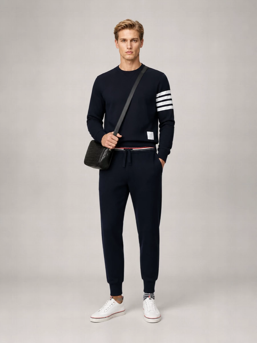 Thom Browne Cashmere Track Pants