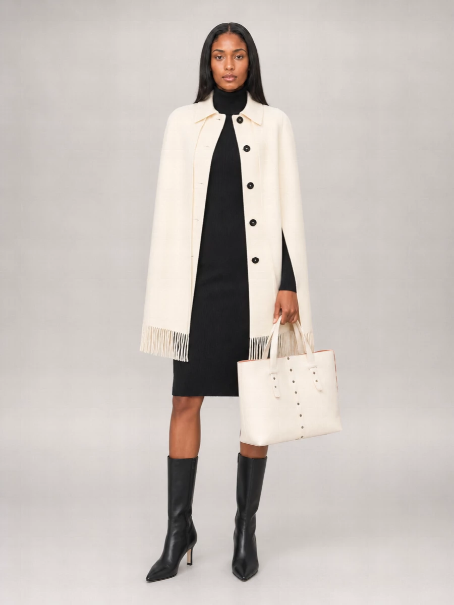 Totême Wool Cape Coat