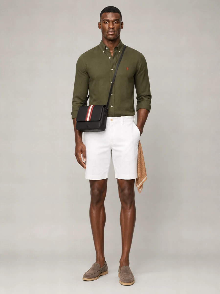 Ralph Lauren Linen Long-Sleeve Shirt