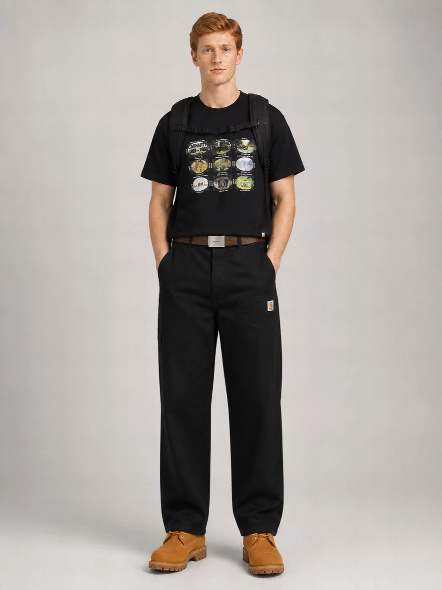 Carhartt Wip Straight Loose Fit Trousers