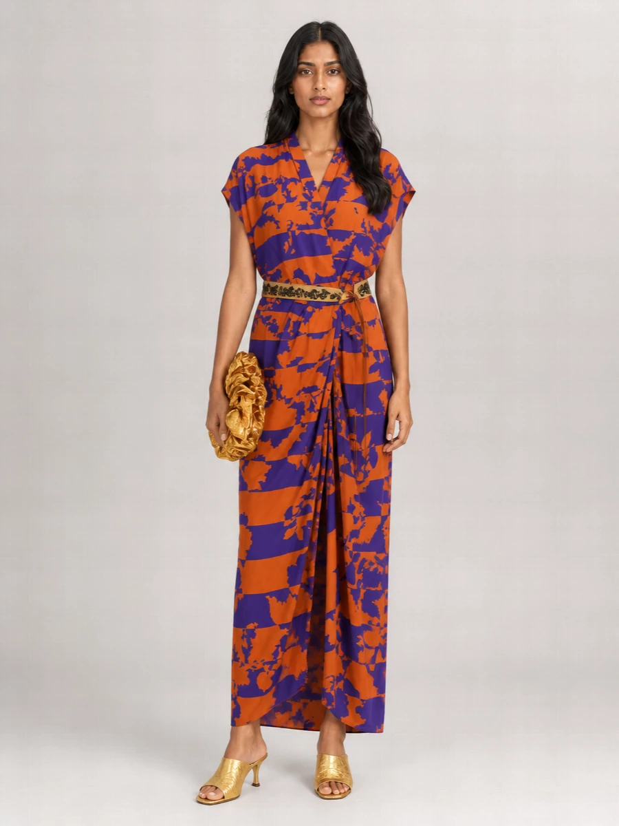 Dries Van Noten Viscose Maxi Dress