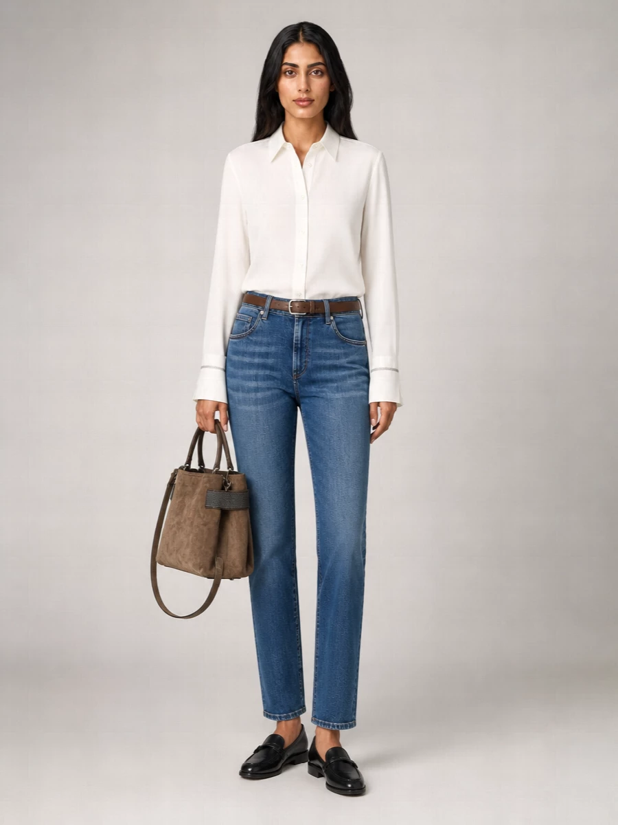 Brunello Cucinelli Denim Slim-Fit Skinny Jeans