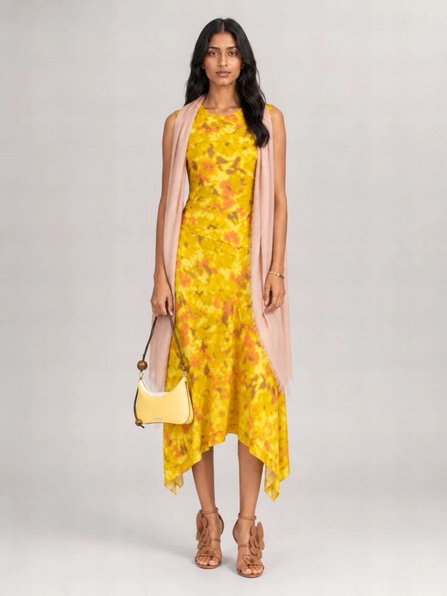 Acne Studios Printed Midi Dress