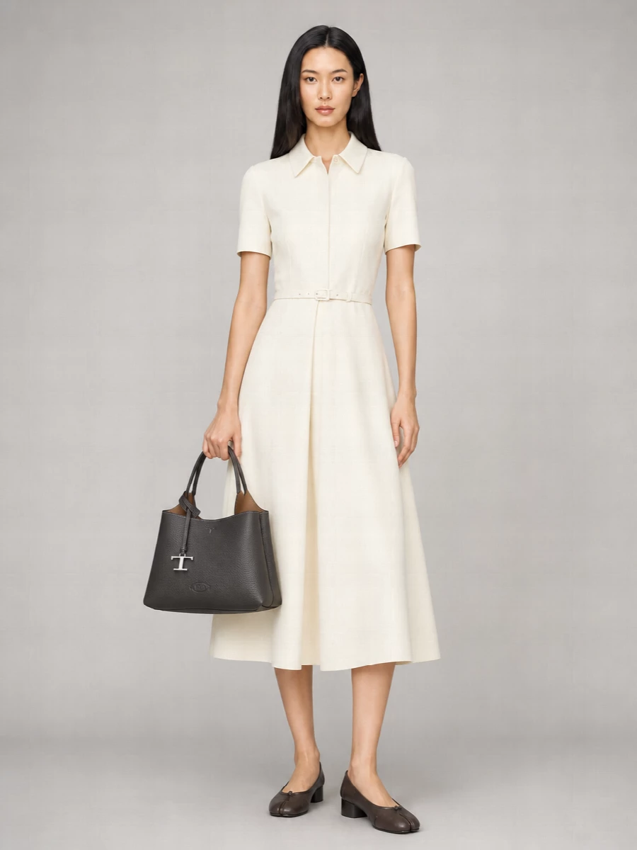 Maison Margiela Leather Tabi Ballet Flats