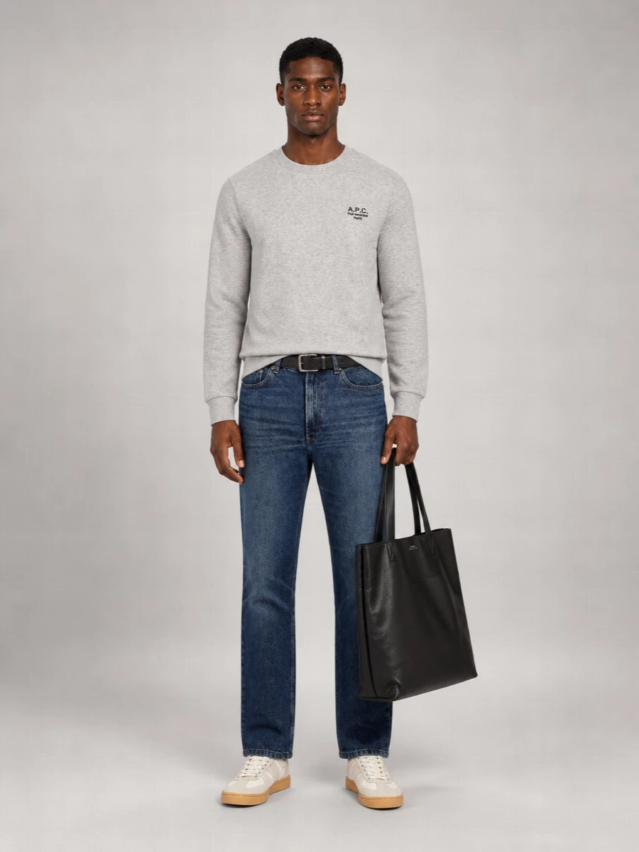 A.p.c. Denim High-Rise Straight-Leg Jeans