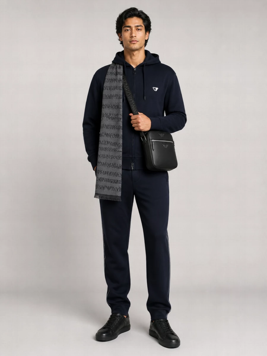 Emporio Armani Cashmere Cotton Hoodie