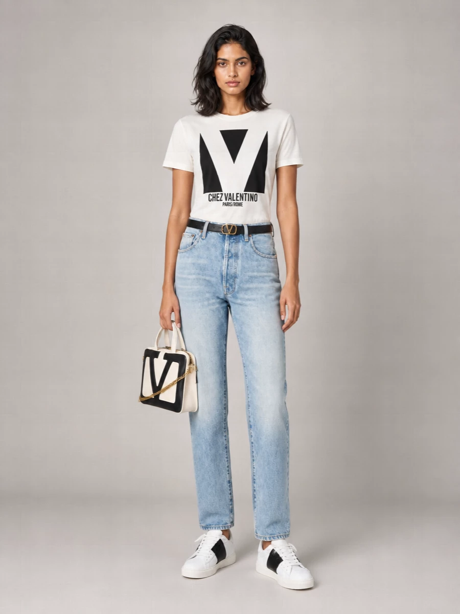 Valentino Garavani Leather Low-Top Sneakers