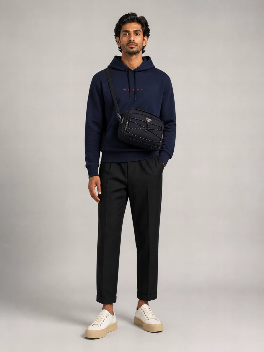 Marni Logo Print Hoodie