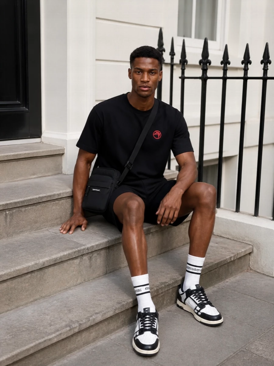 Ambush black shorts amiri sneakers outfit