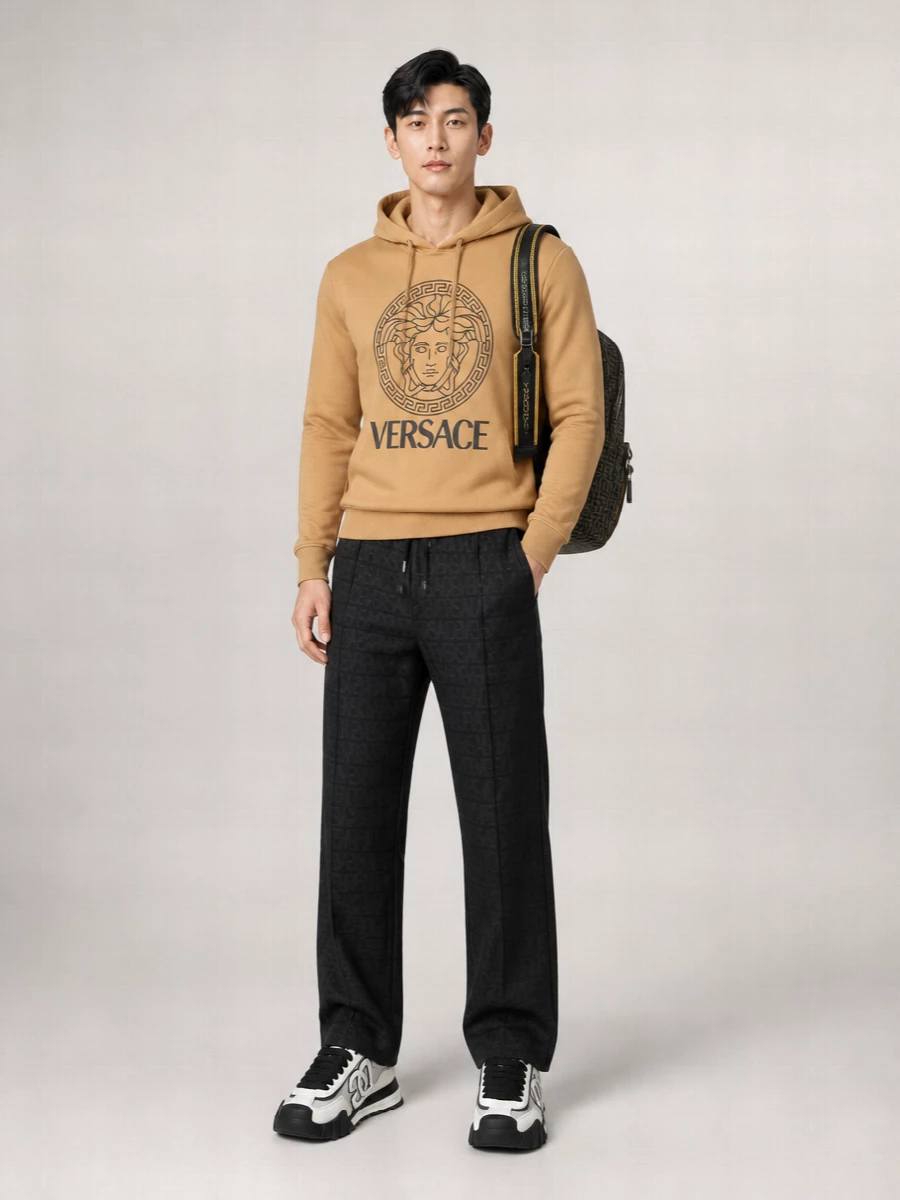Fendi Logo Print Backpack