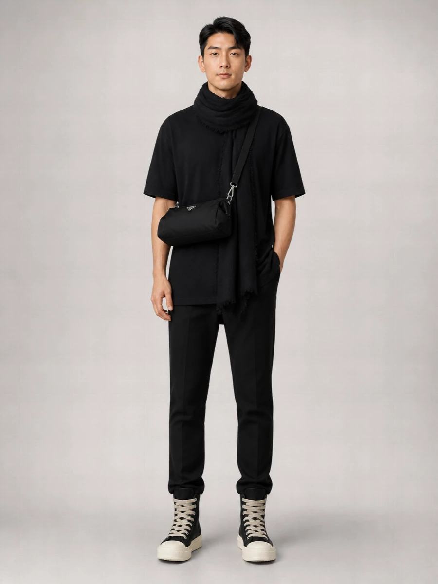 Rick Owens Denim Wide-Leg Jeans