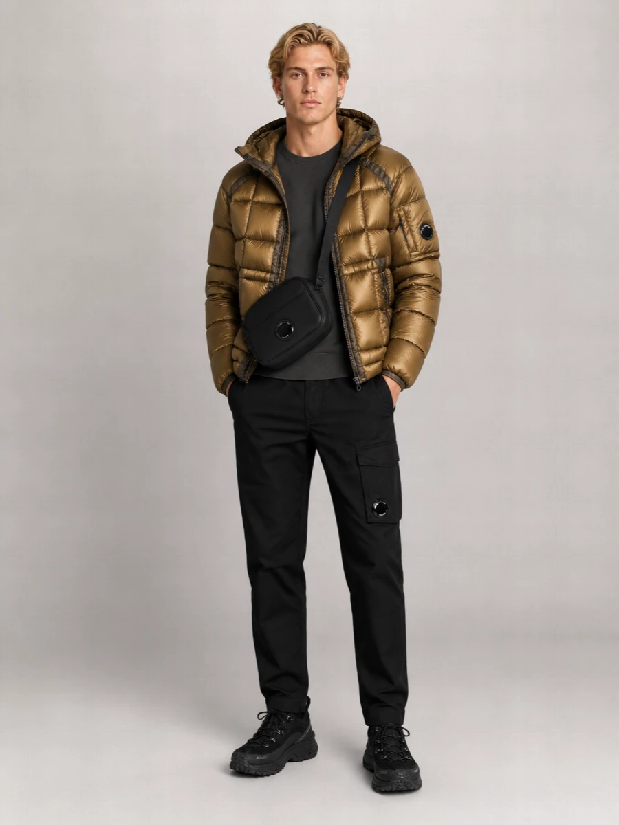 C.P. Company hooded puffer jacket