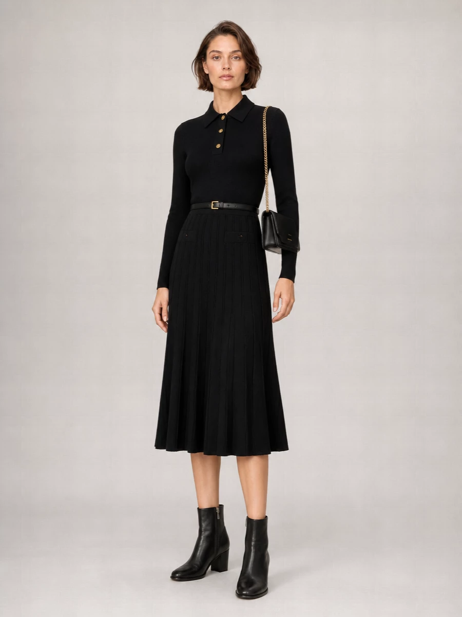 Michael Kors Knitted Midi Dress