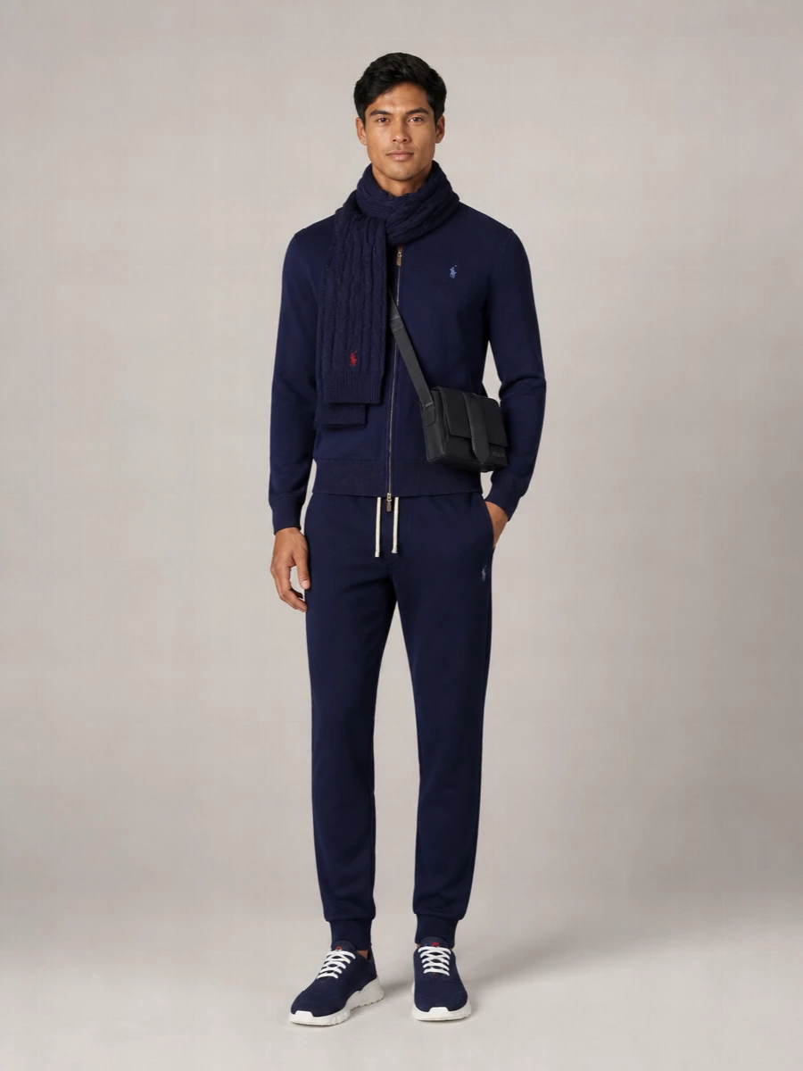 Polo Ralph Lauren Wool Zip-Up Cardigan