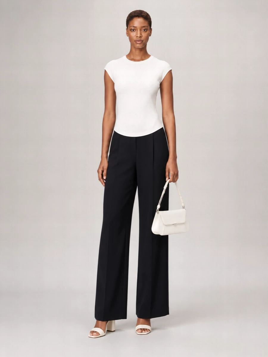 Off-White Leather Platform Pumps
