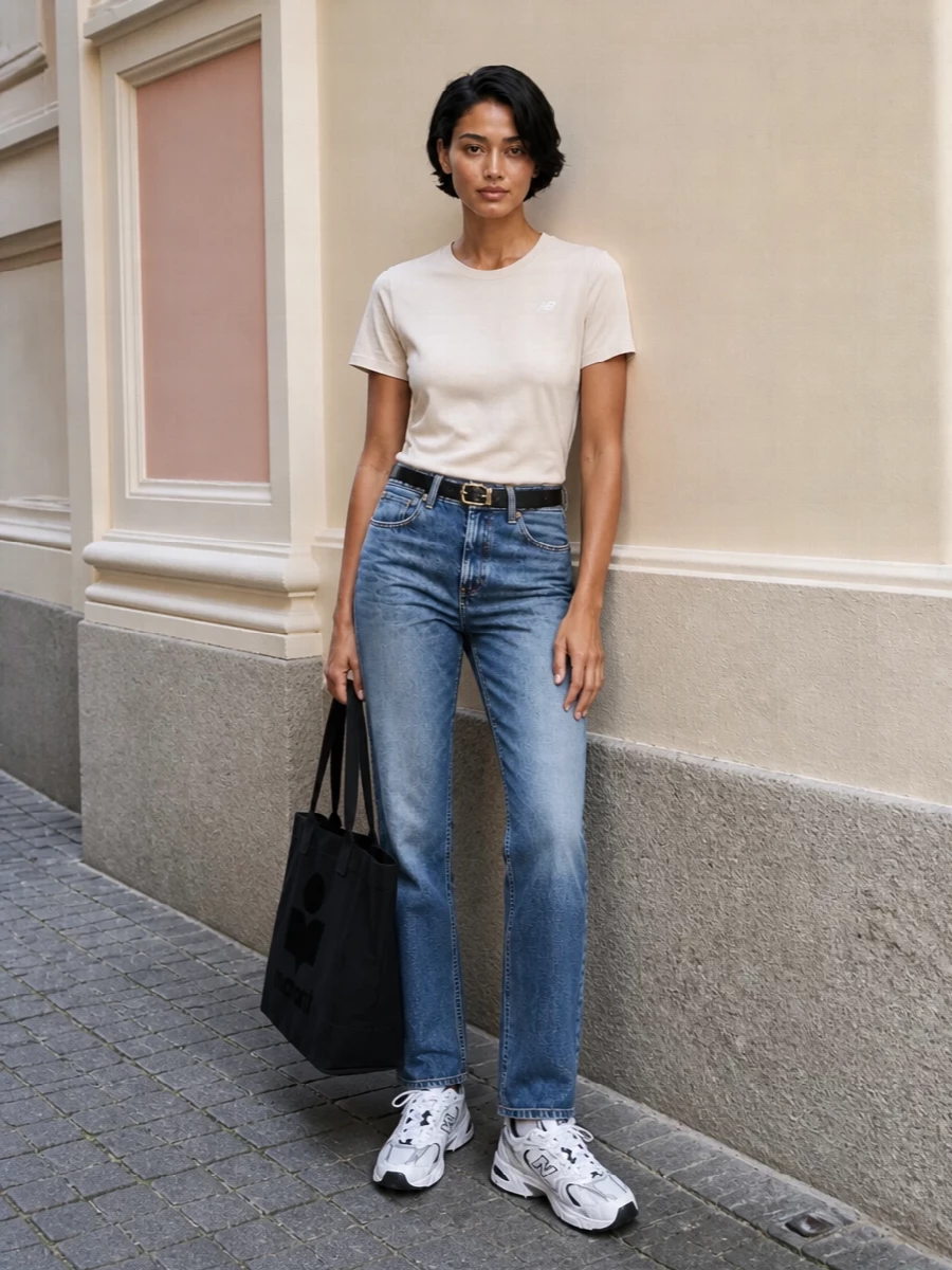 New balance tee apc jeans new balance sneakers
