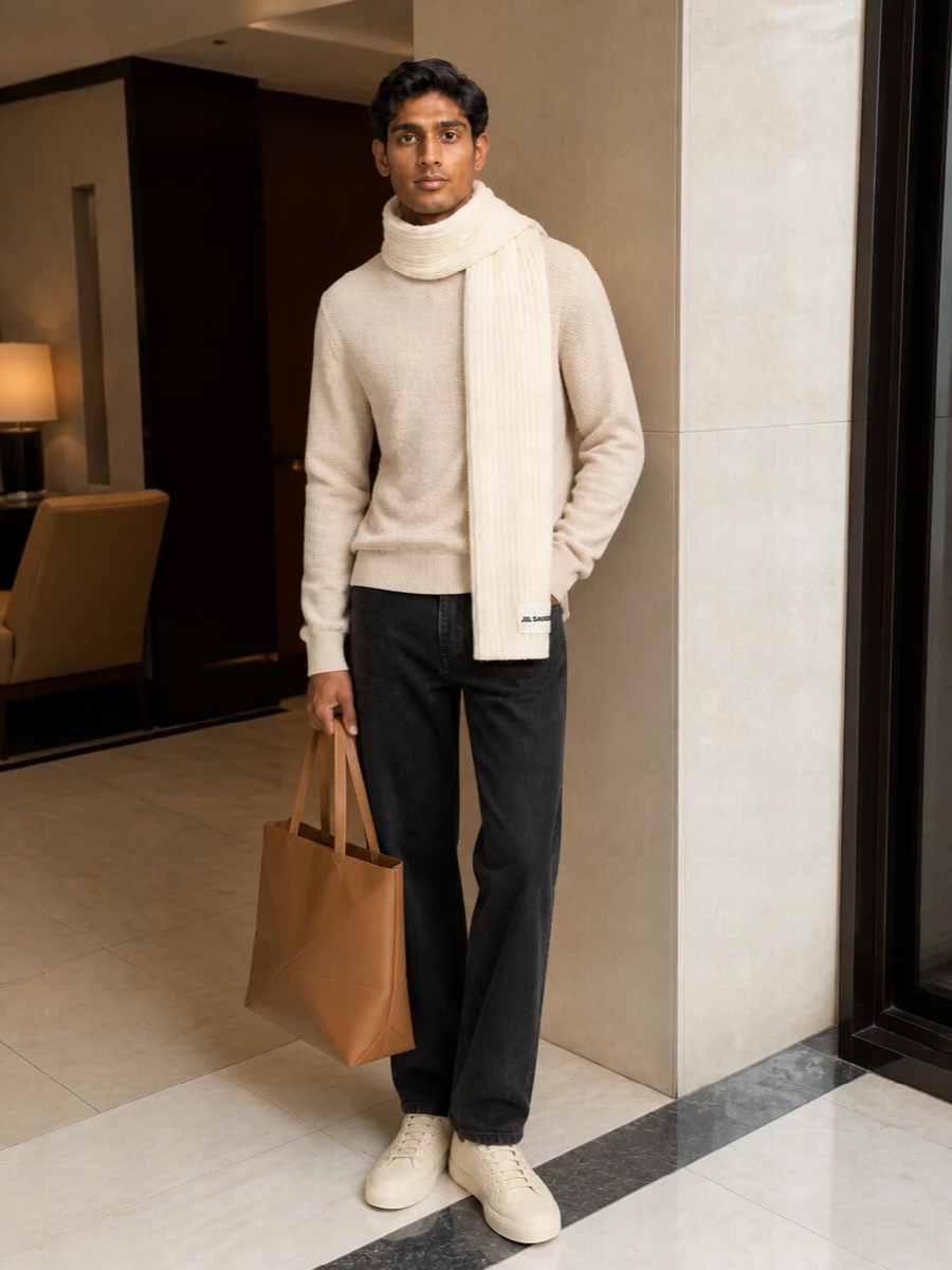 Fear of god knit fendi trousers prada sneakers