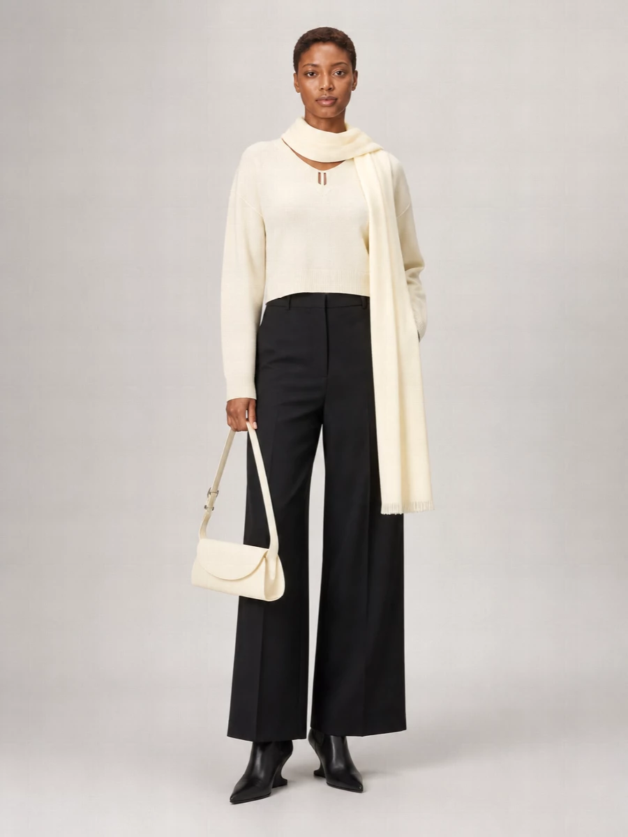 Rick Owens Alpaca Blend V-Neck Sweater