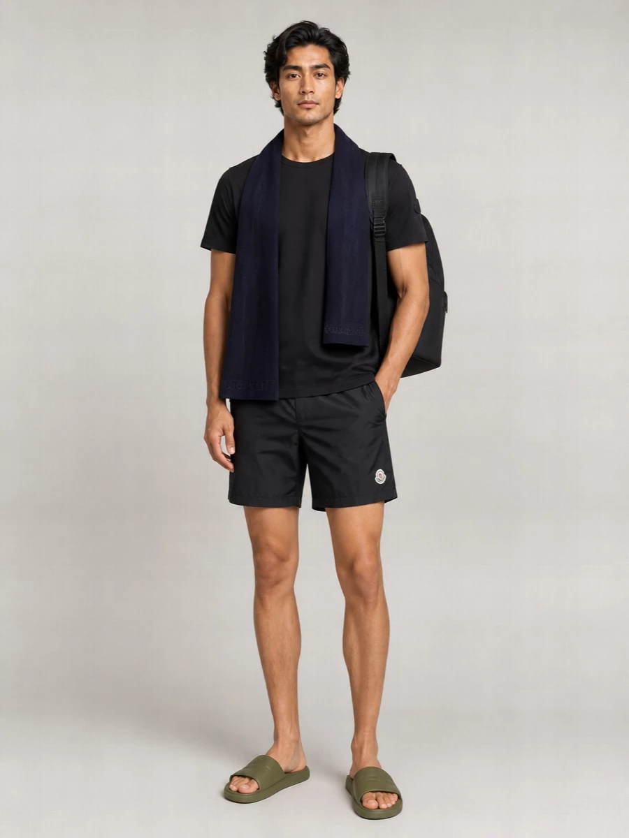 Moncler Nylon Swim Shorts