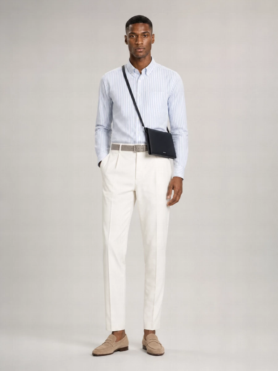 Calvin Klein Embroidered Stretch Oxford Shirt