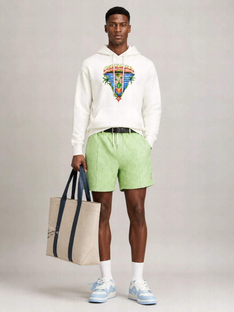 Casablanca Organic Cotton Printed Hoodie