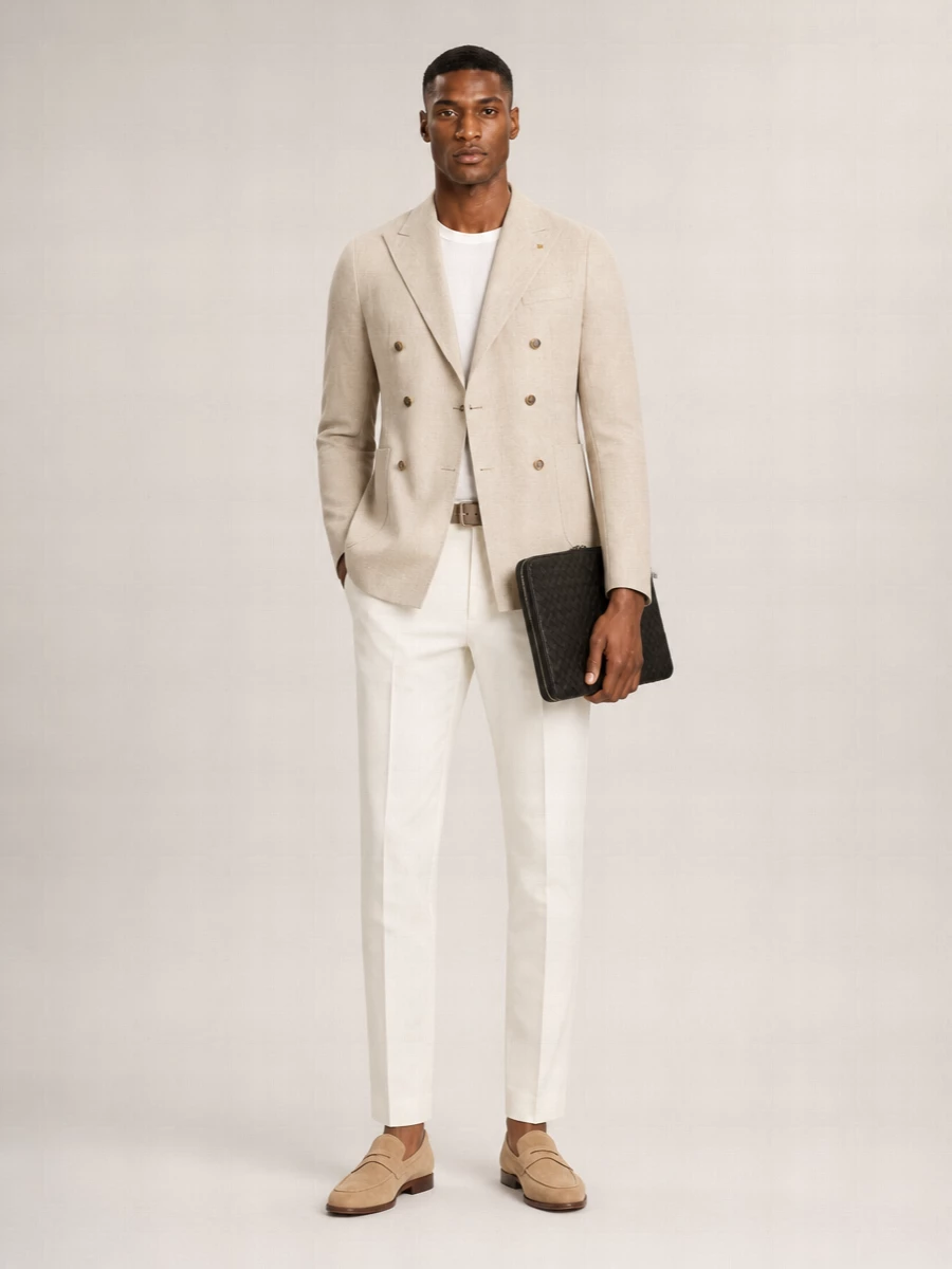 Pt Torino Stretch Cotton Straight-Leg Trousers