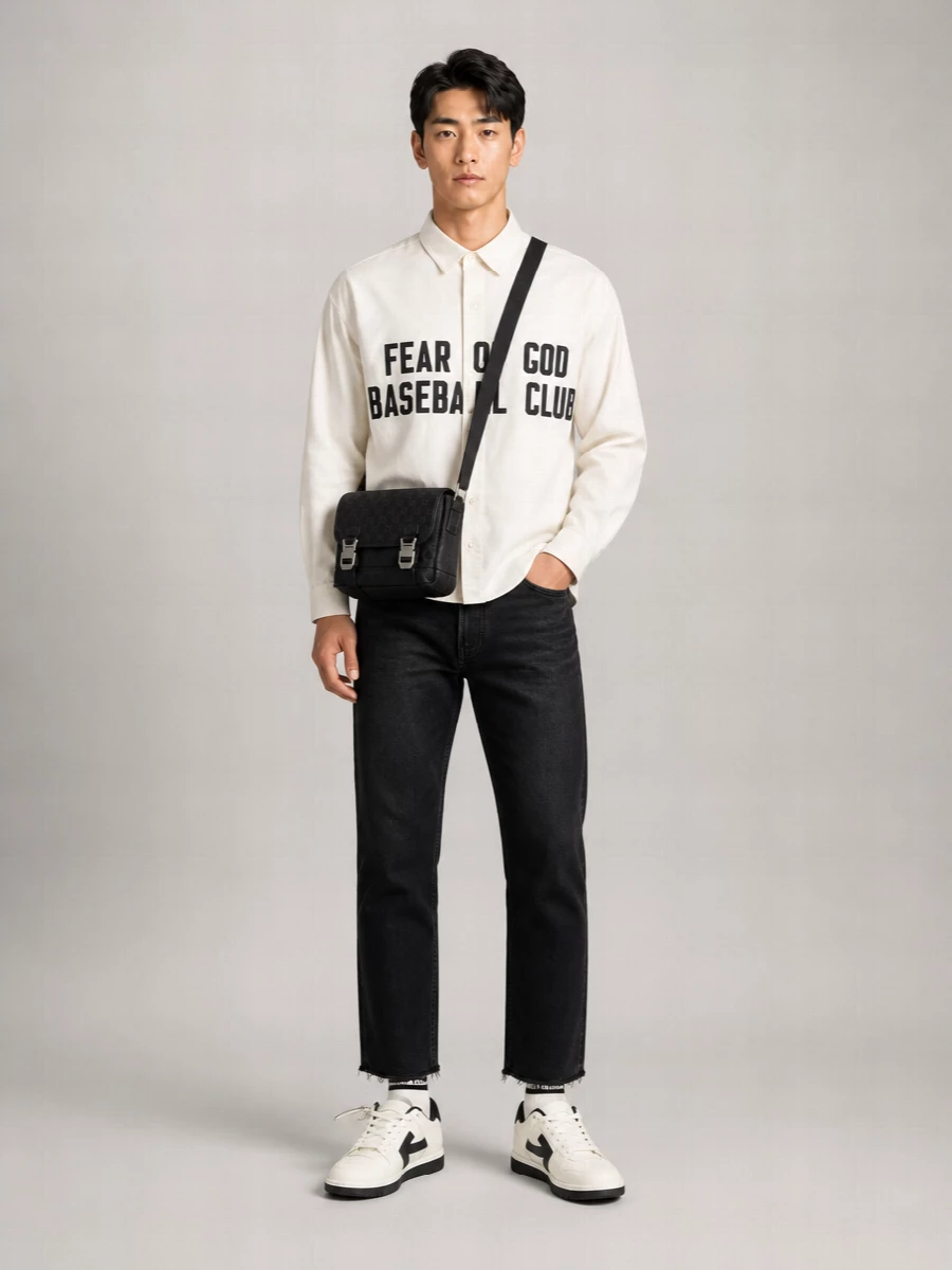 Fear Of God Relaxed Cotton Long-Sleeve Shirt