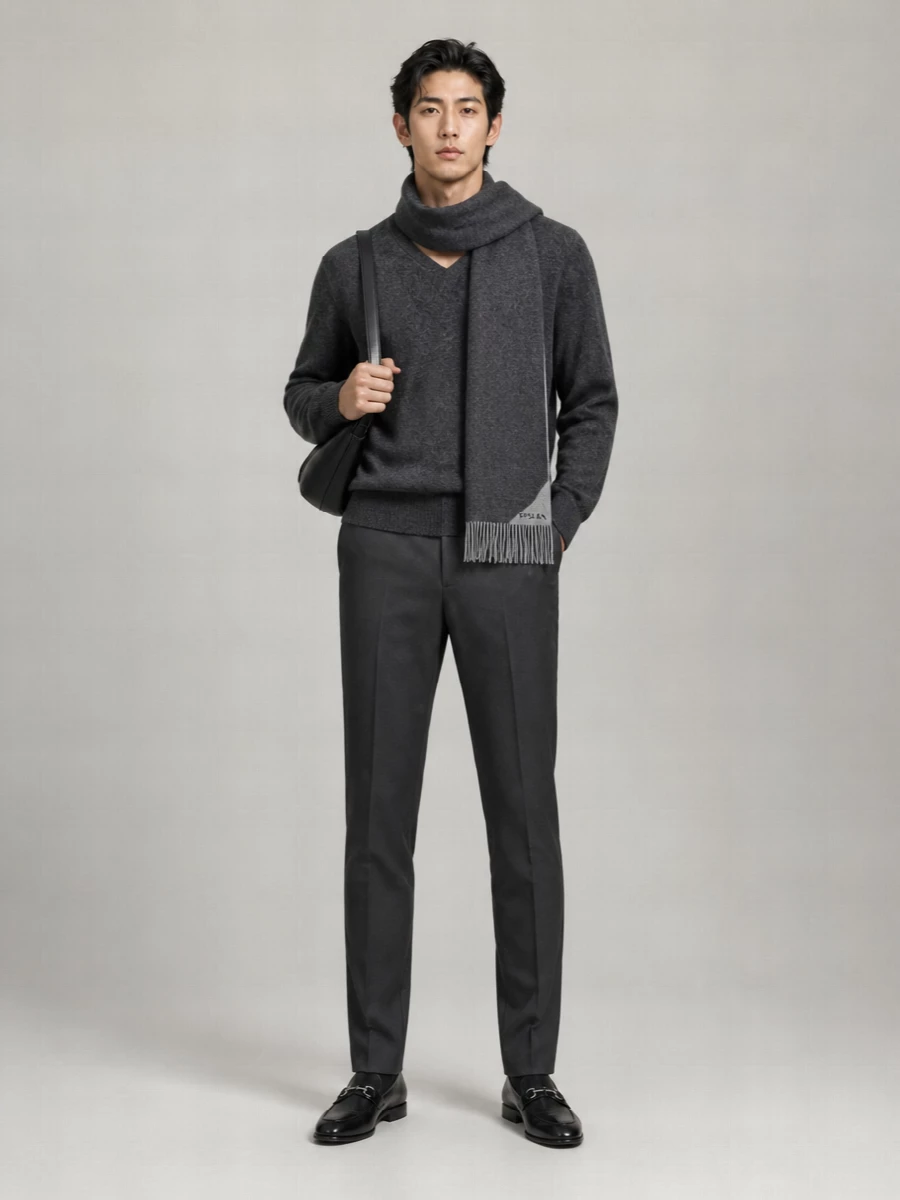 Ferragamo Cashmere Silk Alpaca Sweater