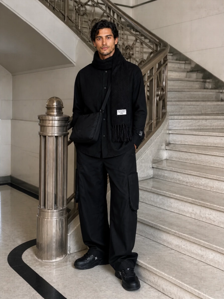 Ambush shirt jacquemus cargo pants amiri sneakers