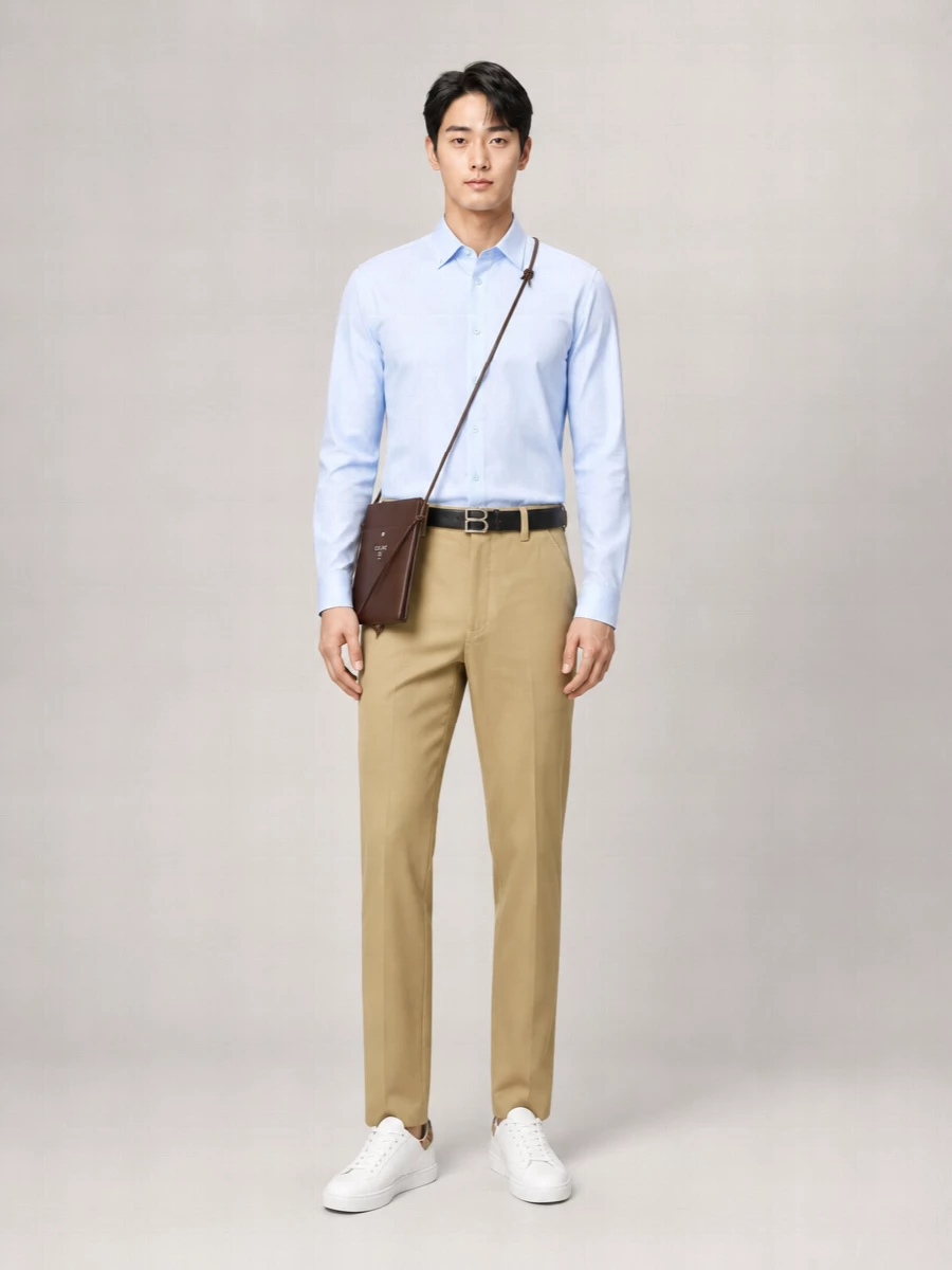 Burberry Cotton Straight-Leg Trousers