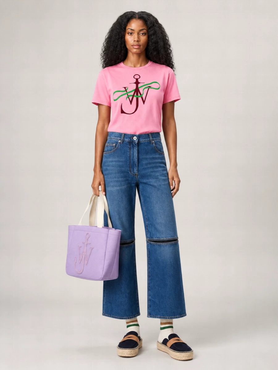 Jw Anderson Cotton Short-Sleeve T-Shirt