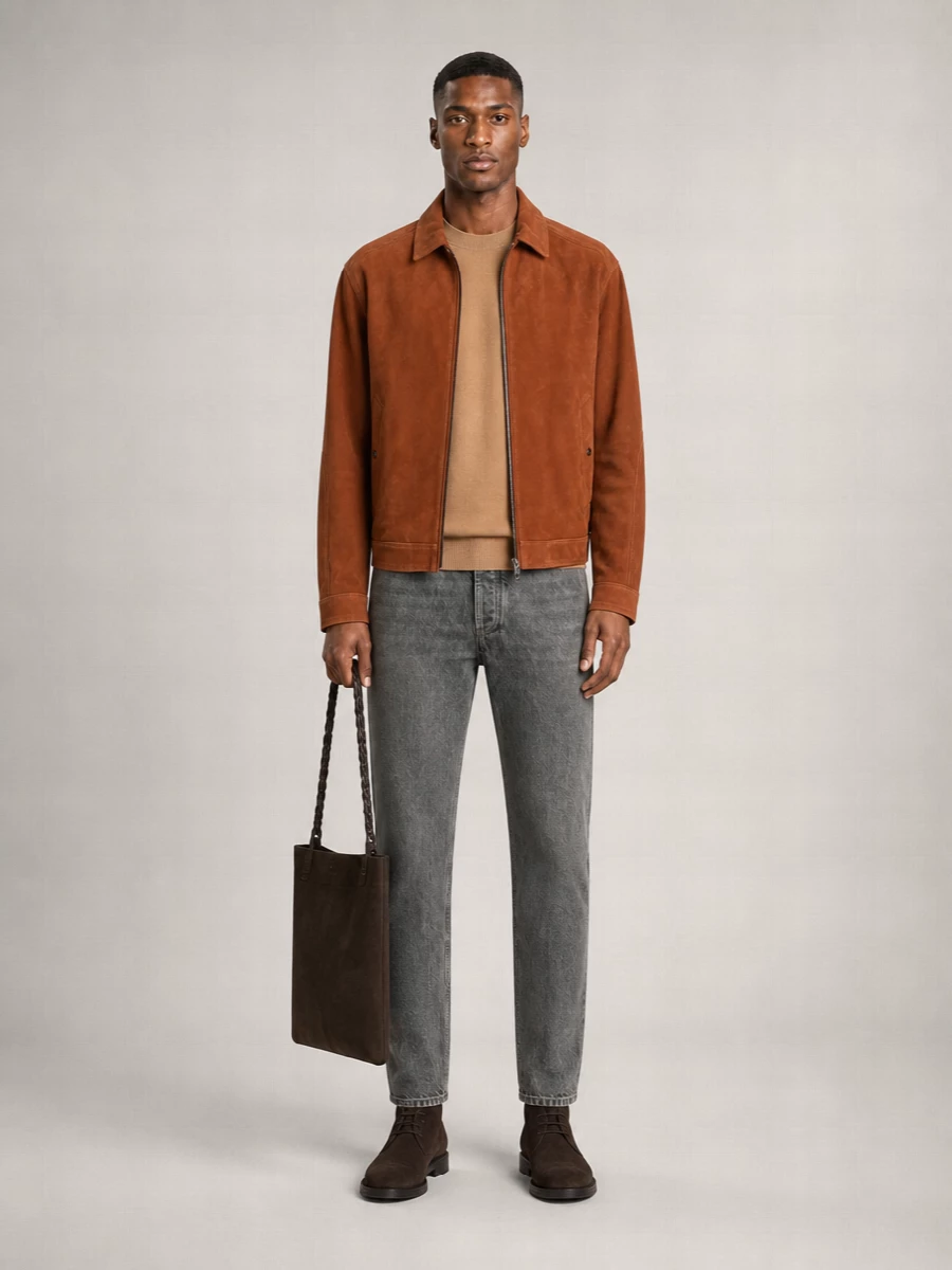 Boss Leather Coat
