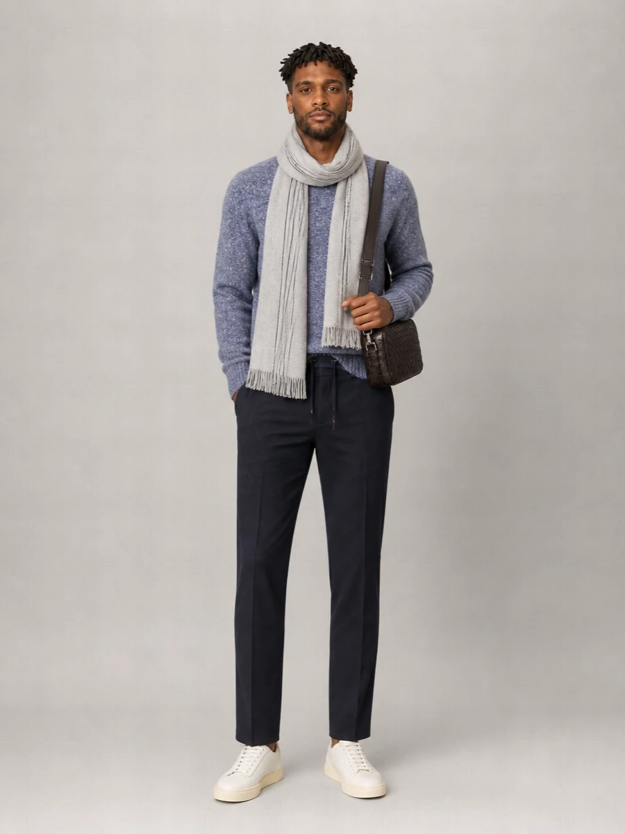 Brunello Cucinelli Silk Blend Crew Neck Sweater