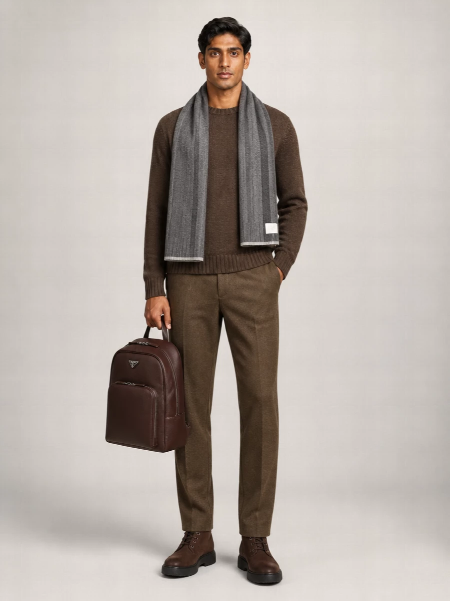 Studio Nicholson Yak Merino Wool Crew Neck Jumper