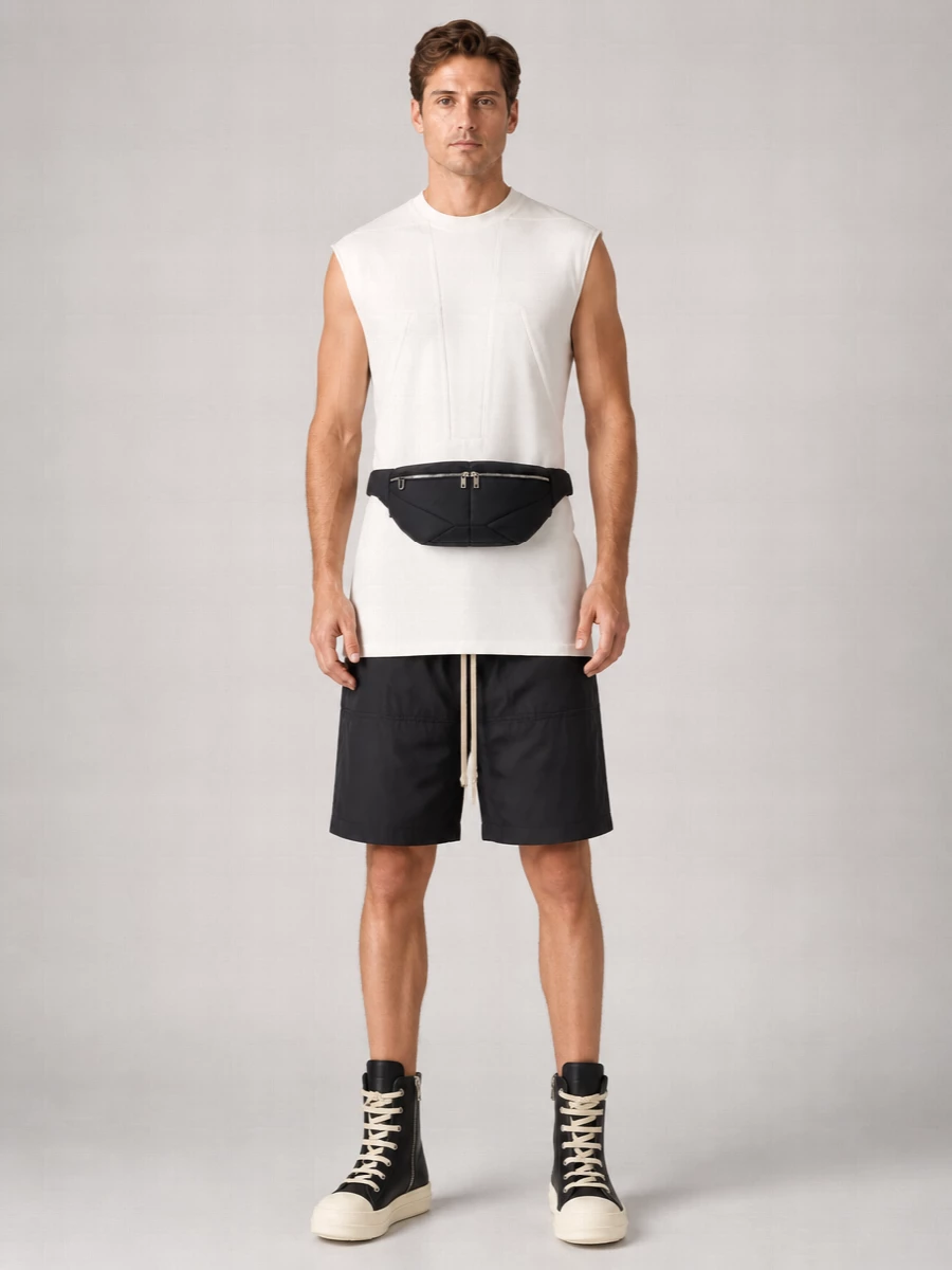 Rick Owens Ribbed Cotton Tank Top