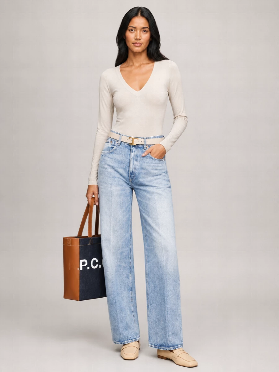 Dondup Denim Wide-Leg Jeans