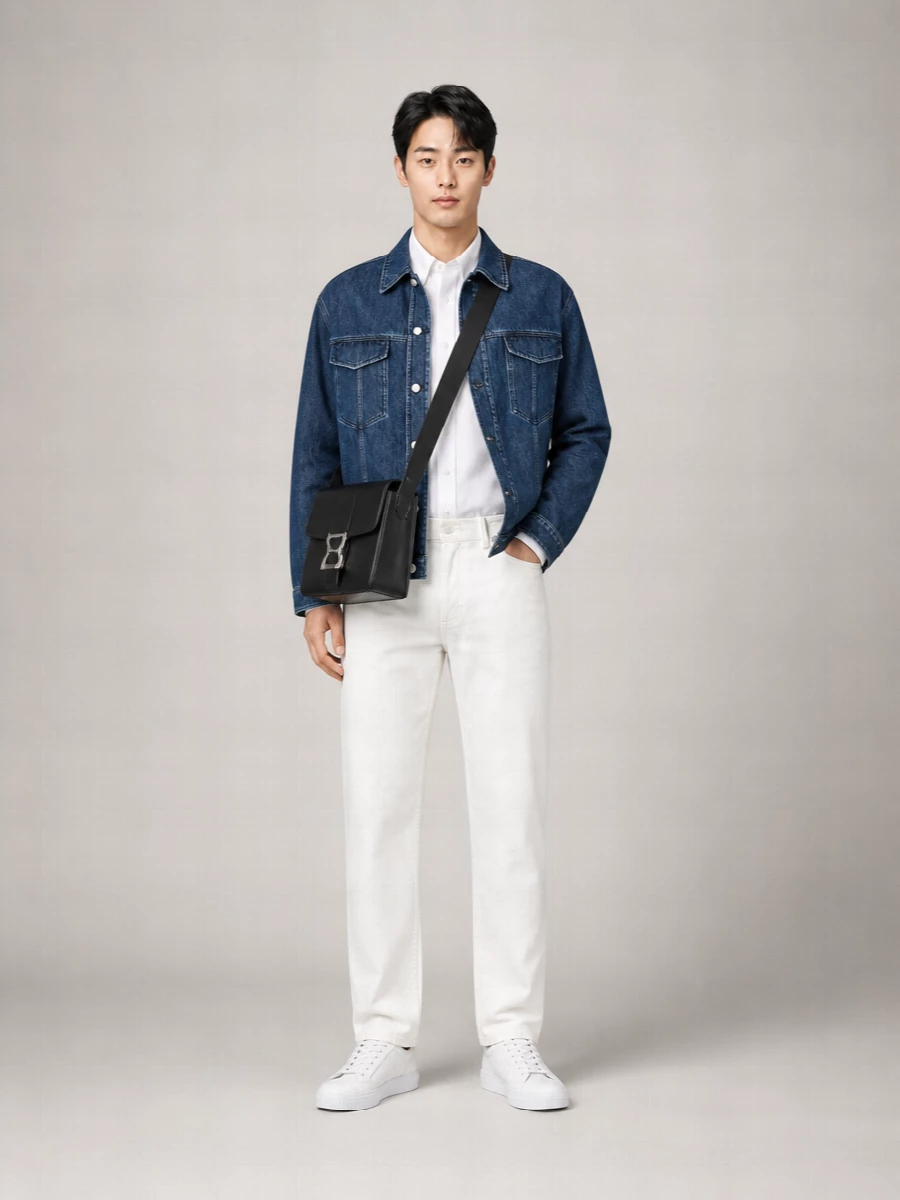 Fendi Denim Oversized Jacket