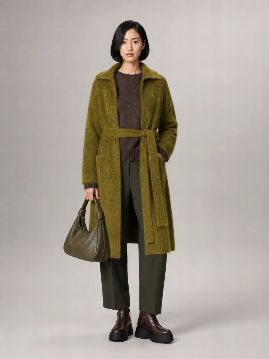 Ganni Single-Breasted Coat
