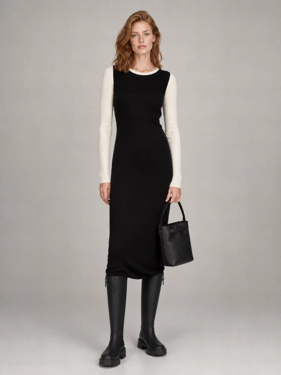 Longchamp Leather Bucket Bag