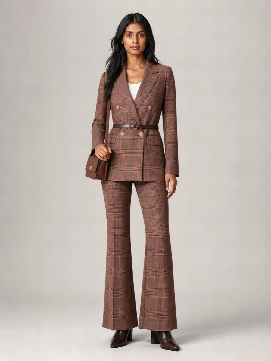 Max Mara wool flared trousers