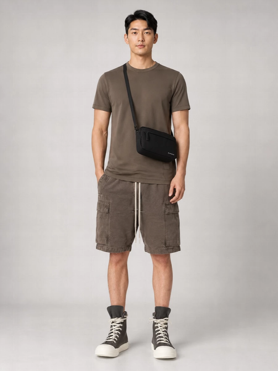 Rick Owens Drkshdw Cotton Level T Crew Neck Short Sleeve T-Shirt