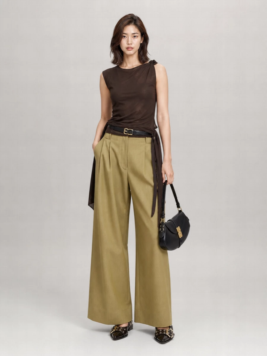 Ganni Draped Tank Top
