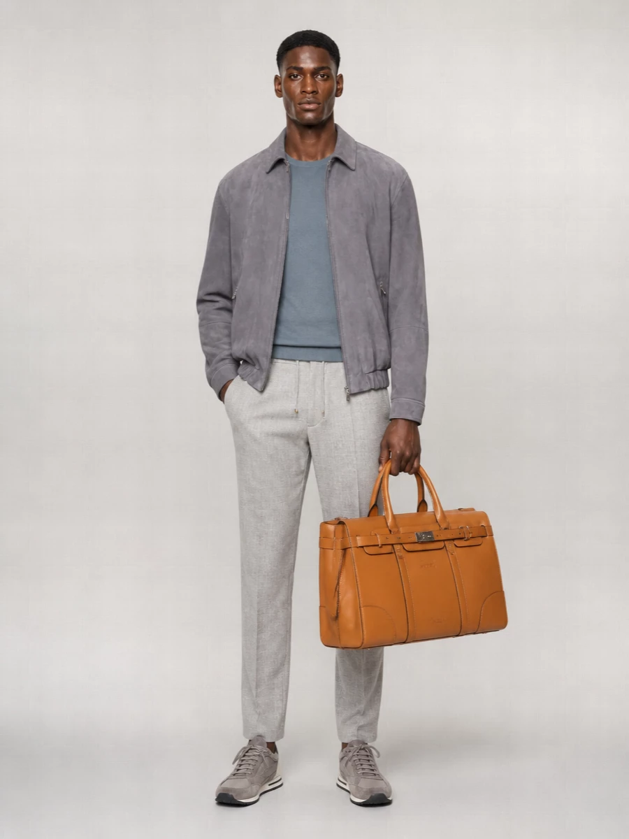 Brunello Cucinelli Leather Low-Top Sneakers