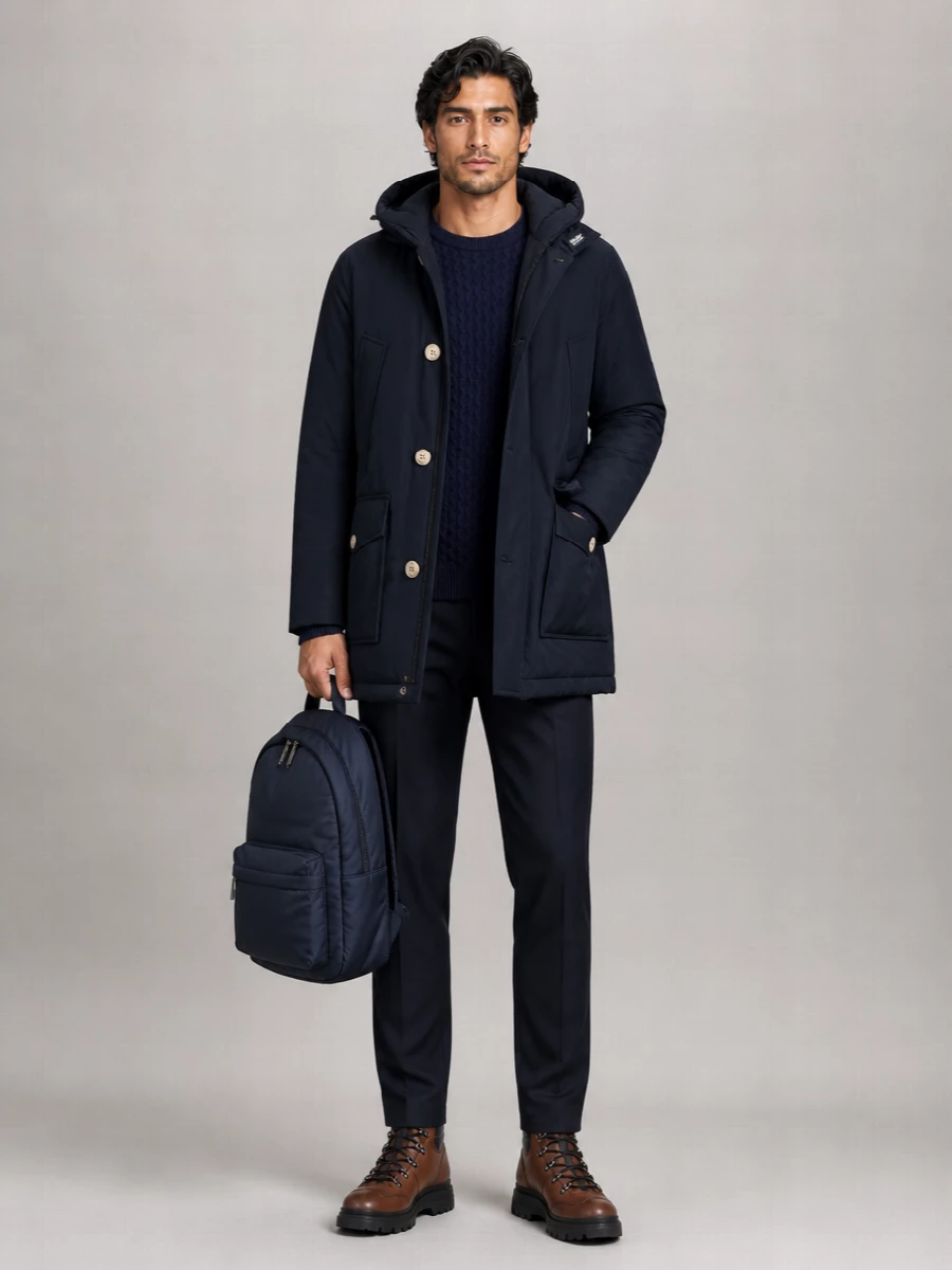 Woolrich Down Hooded Padded Parka