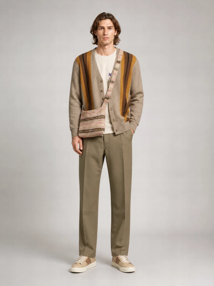 Needles Striped Cardigan