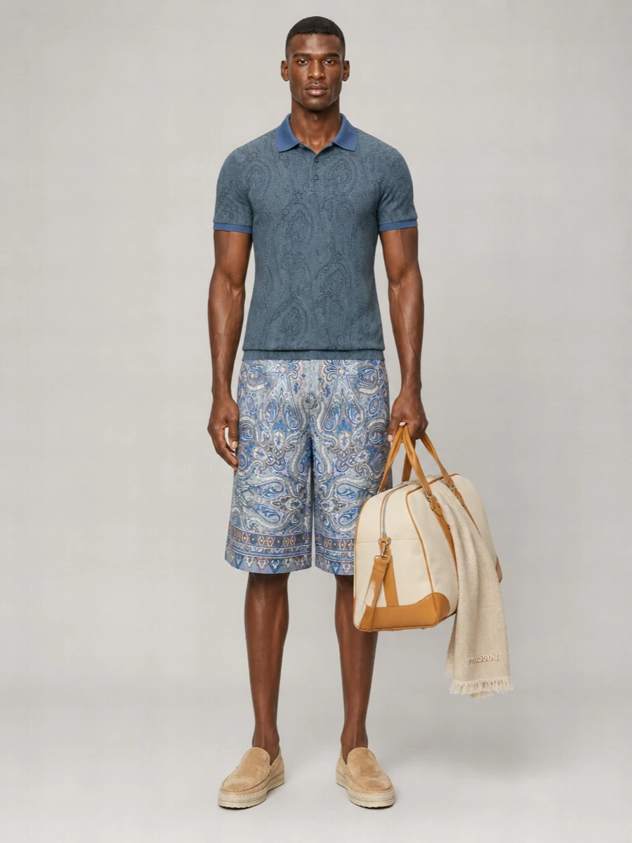 Etro linen tailored shorts