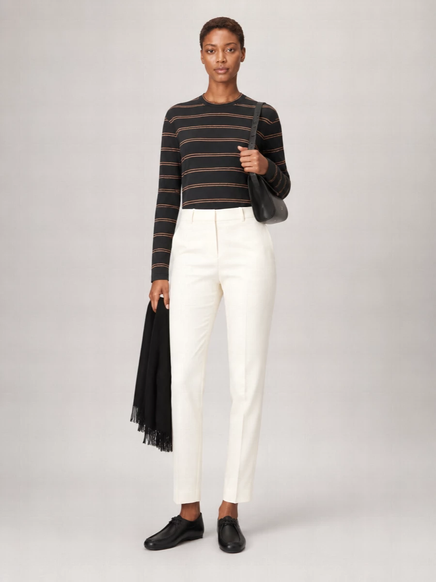 Jil Sander Embroidered Cotton T-Shirt